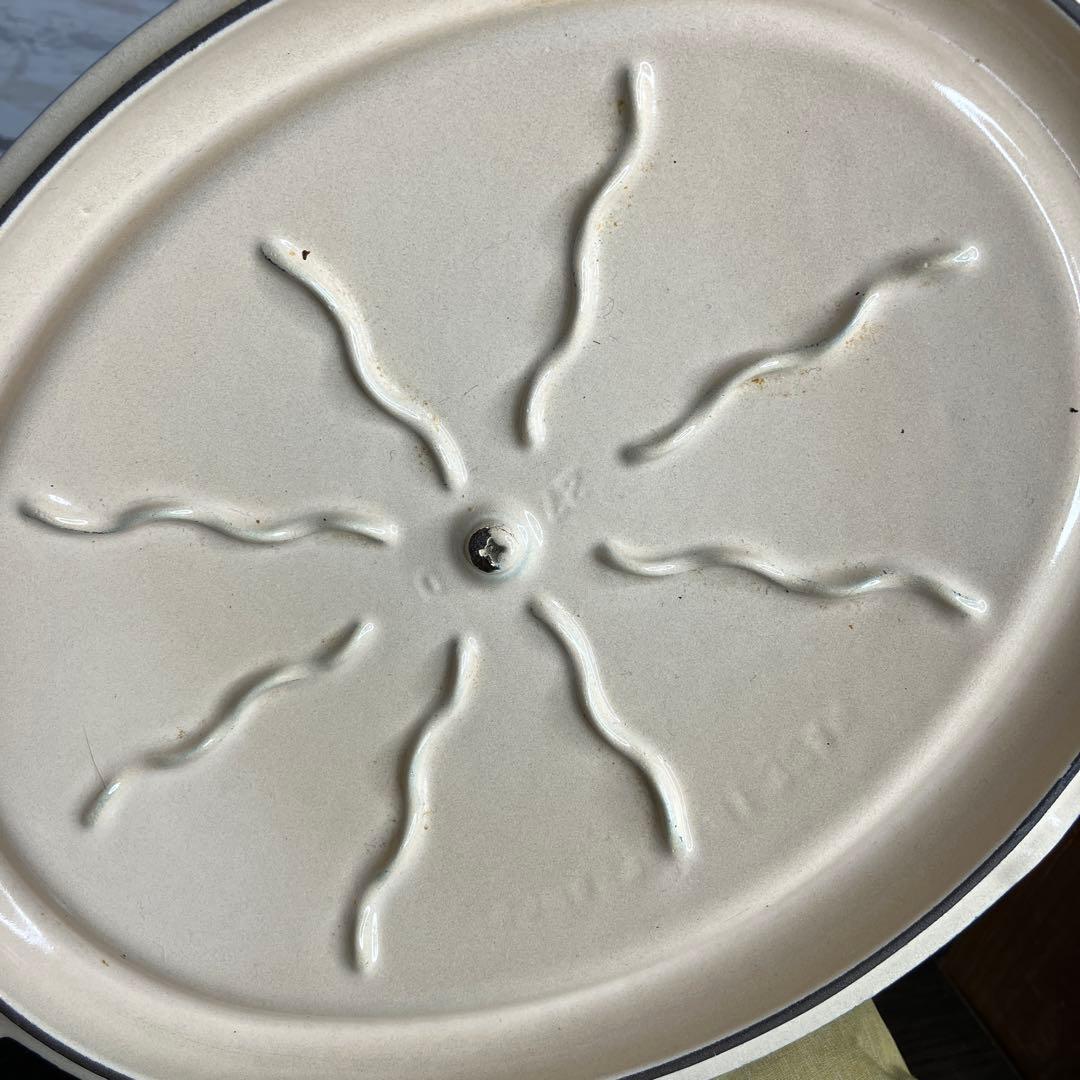 nomar ノマール 鋳物ホーロー 両手鍋 3.4L フランス製 ブルー