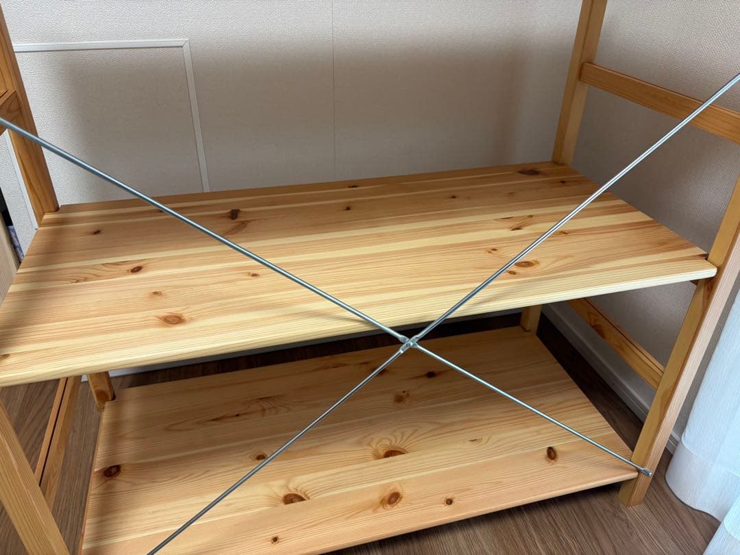 無印良品　パイン材ユニットシェルフ　中　幅86×奥行39×高さ83cm