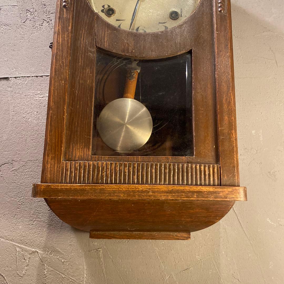 明治時計 Meiji 柱時計 ヴィンテージ インテリア 古民家 アンティーク