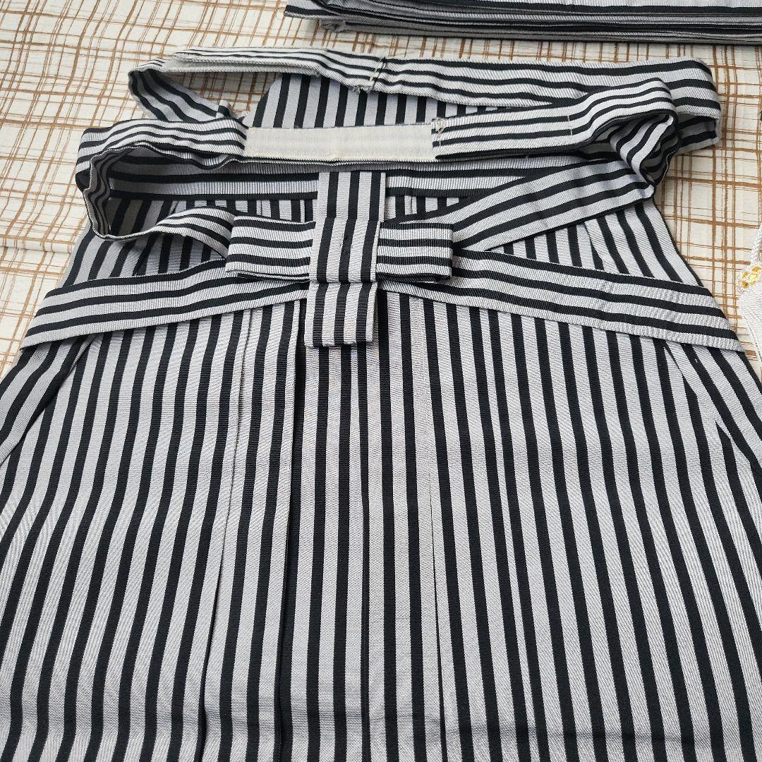 七五三用　5歳　袴セット　美品　日本製　黒地着物