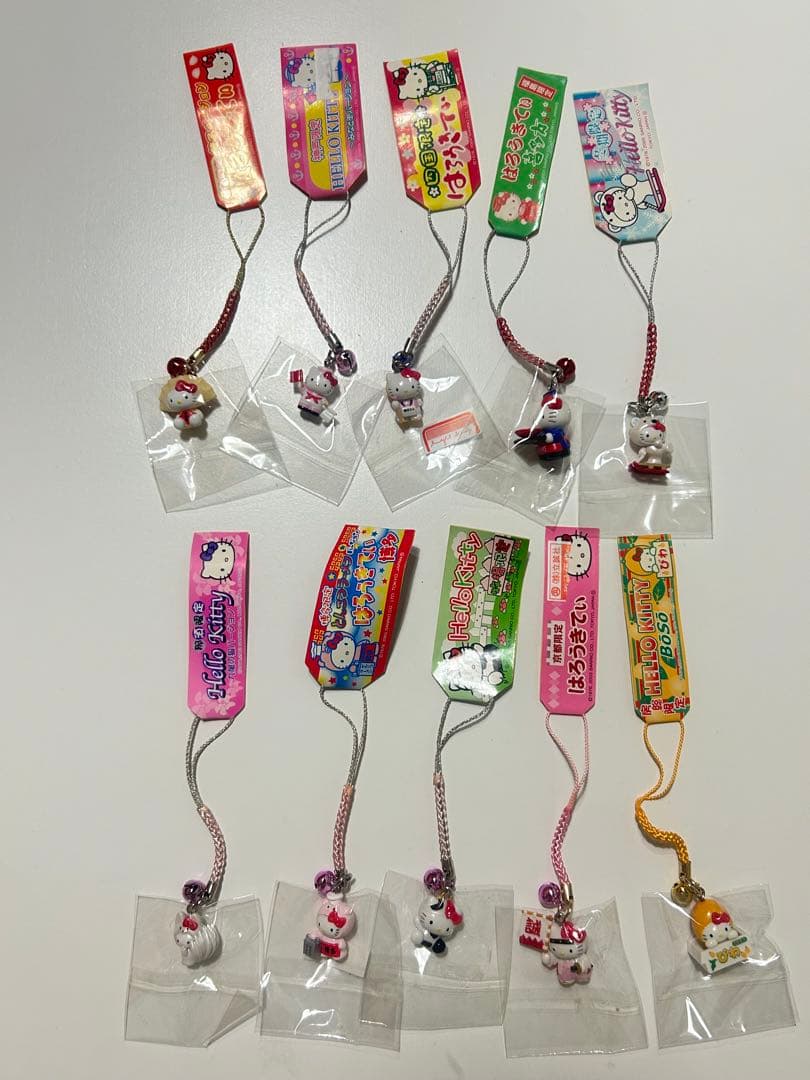 【186点】ご当地キティ 大量 根付 ストラップまとめ売り (おまけ付き)