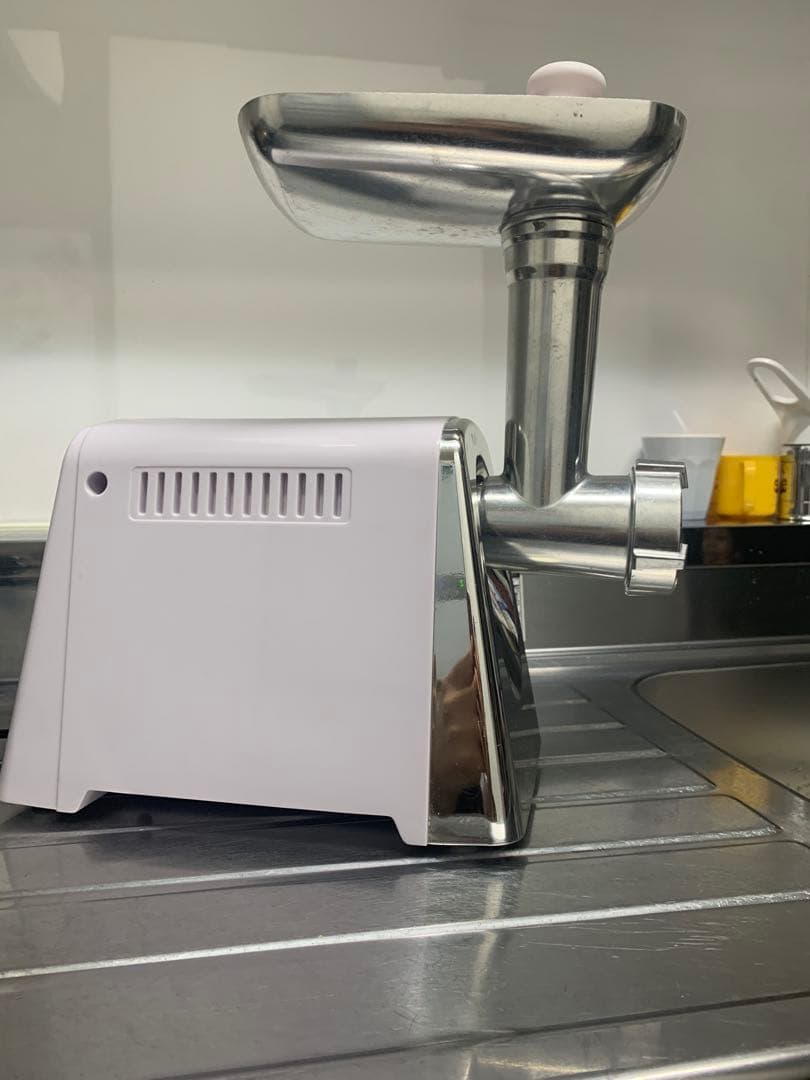 電動フードチョッパー ステンレス製 逆転機能付き