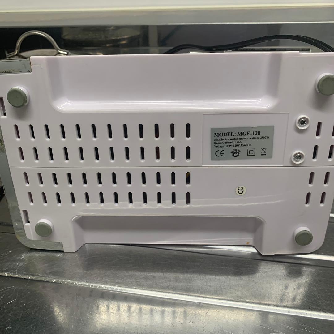 電動フードチョッパー ステンレス製 逆転機能付き