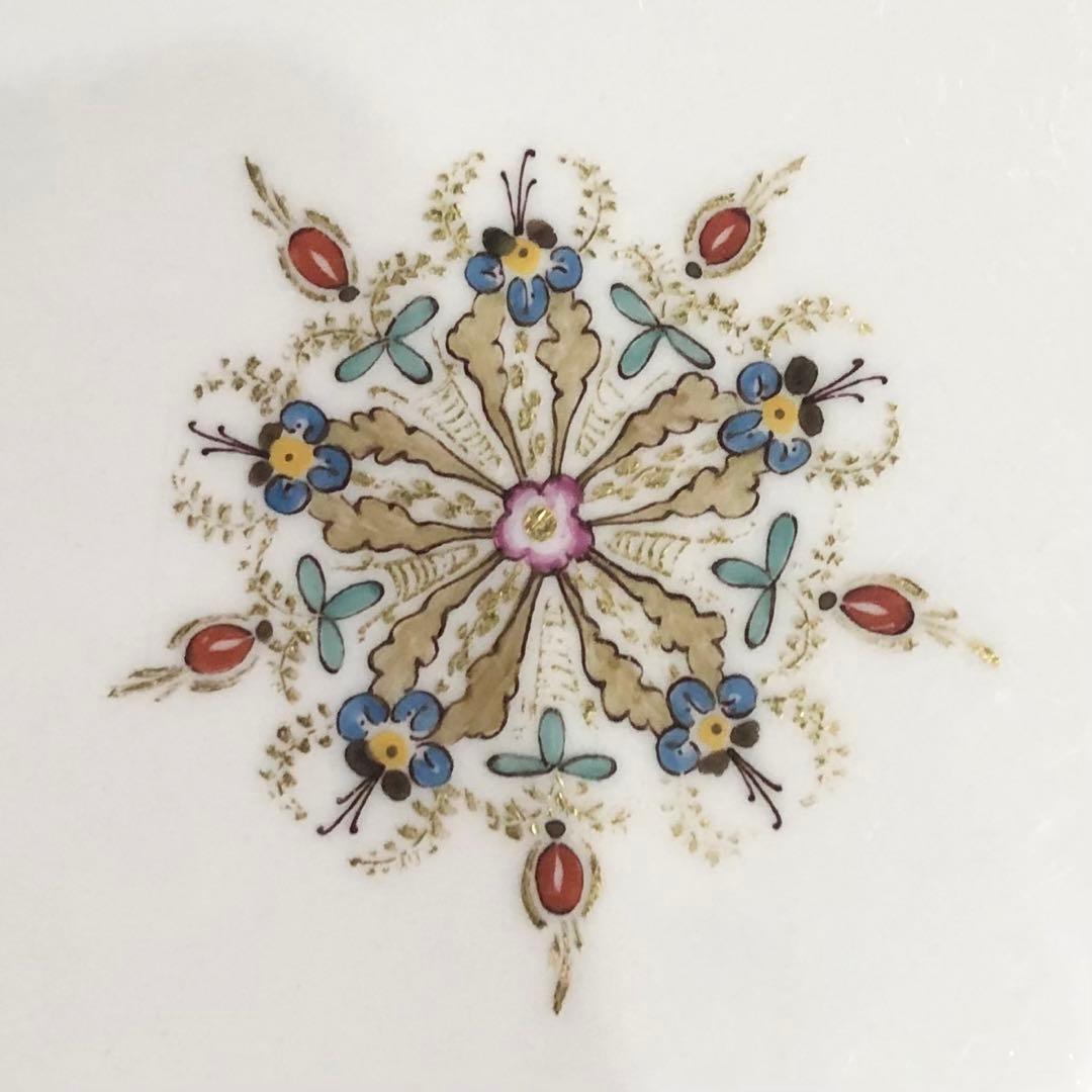 MEISSENマイセン/※極希少 上級装飾　フラワーガーランド 25cm 大皿