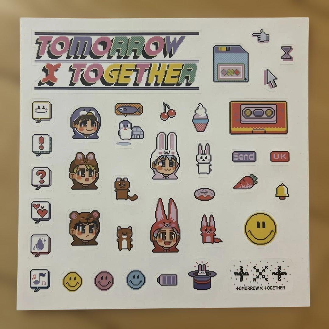 TXT Blue Hour ヨンジュン ポストカード＆ステッカーセット - メルカリ