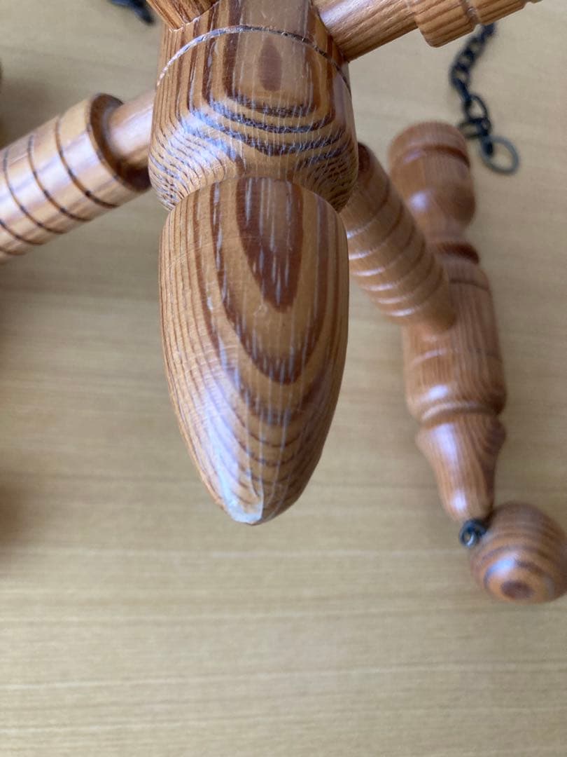 スウェーデン製　木製キャンドルホルダー　吊り下げ式　ヴィンテージ