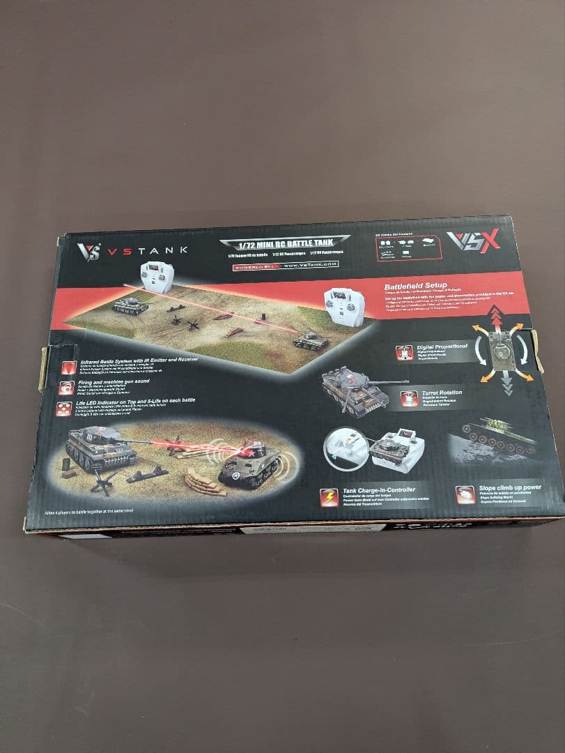 ホビーラジコン VSTANK 1/72 Mini RC Battle Tank