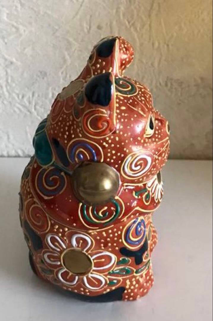 九谷焼き　招き猫