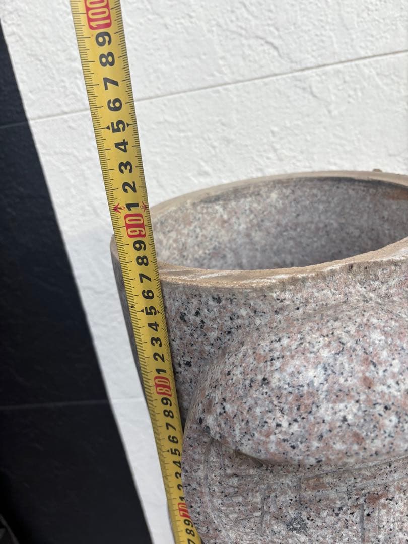 石材製 郵便ポスト型 装飾品 約90cm