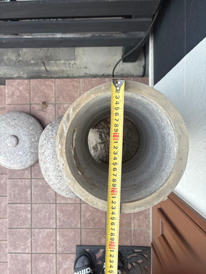 石材製 郵便ポスト型 装飾品 約90cm