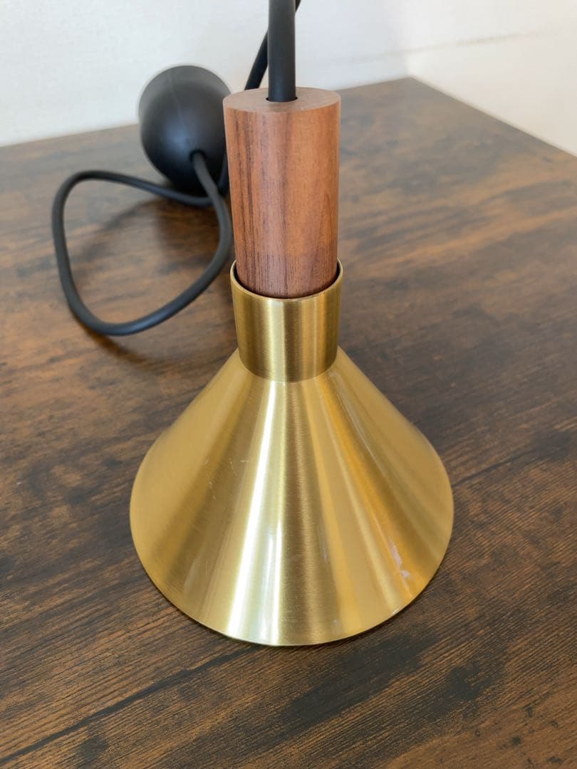 美品　Epoca エポカ LED ペンダントランプ ペンダントライト　ゴールド