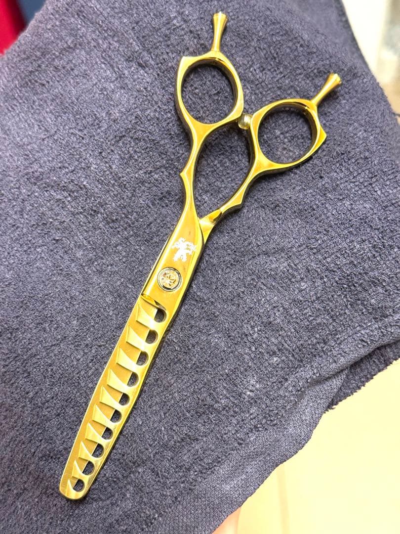 ゴールド セニングシザー PERM10トラックスシザース