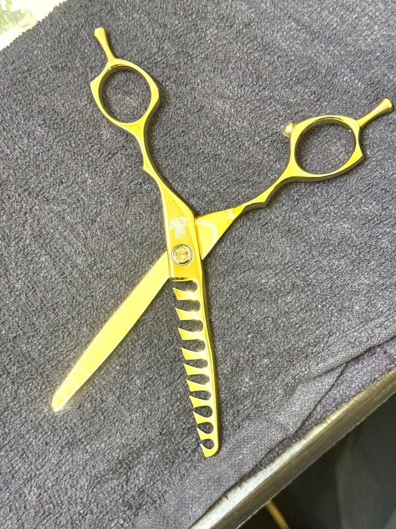 ゴールド セニングシザー PERM10トラックスシザース