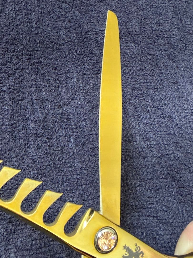 ゴールド セニングシザー PERM10トラックスシザース