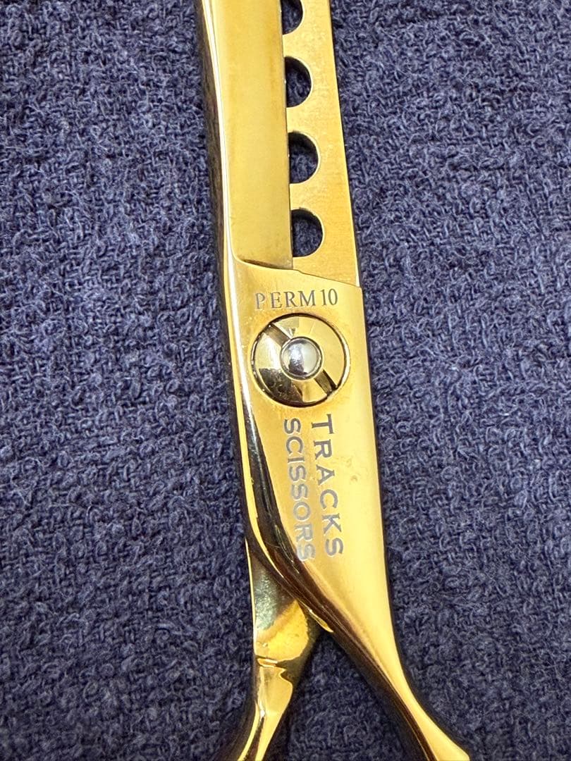 ゴールド セニングシザー PERM10トラックスシザース