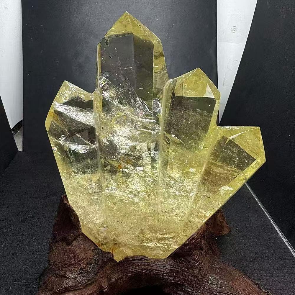 AAAAA級金運UP天然シトリン六角柱B0105/YS/1030133/699A