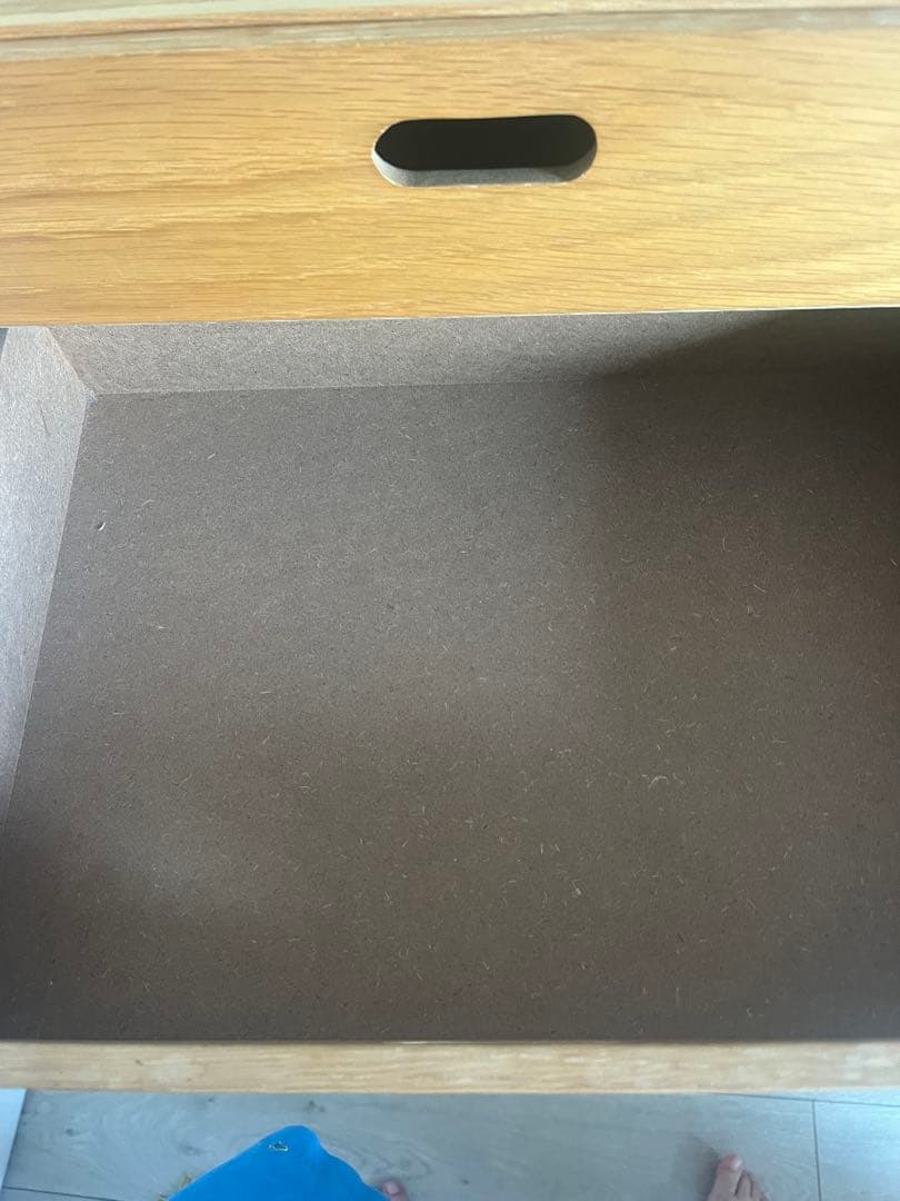 無印良品　スタッキングシェルフ 2段×4列、引き出しチェストセット（オーク材）