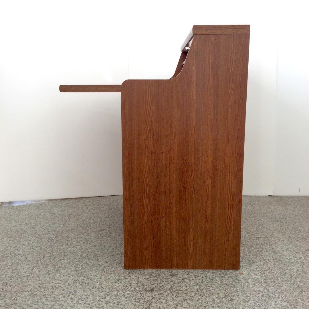 小島工芸 ライティングデスク オーク材 ミドルデスク