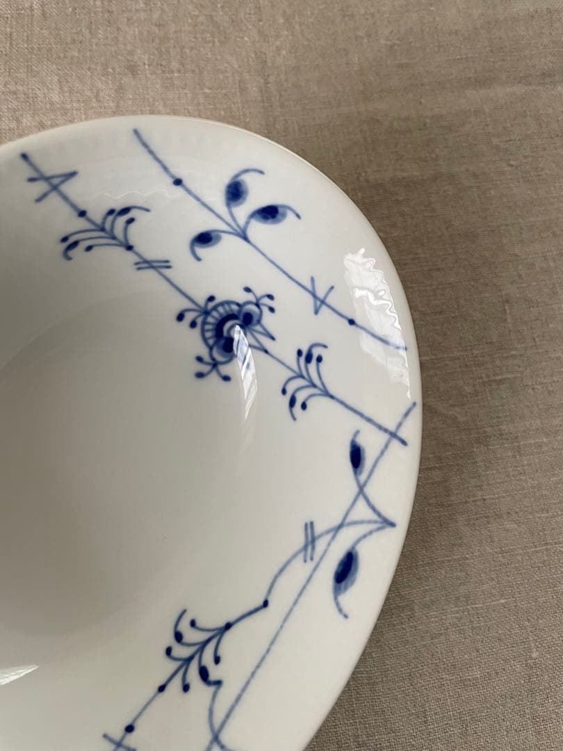 新品】ロイヤルコペンハーゲン ブルーパルメッテ オーバルボウル ペア