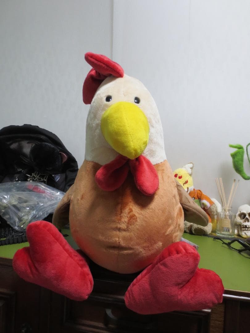 超BIG【台湾限定】NICI ニキ CUCKOO ニワトリ 雄鶏 60㎝！正規品