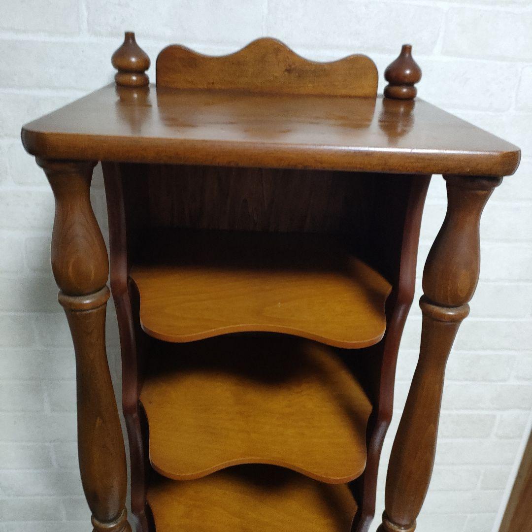 アンティーク】光家具 Hikari スリッパラック 木製