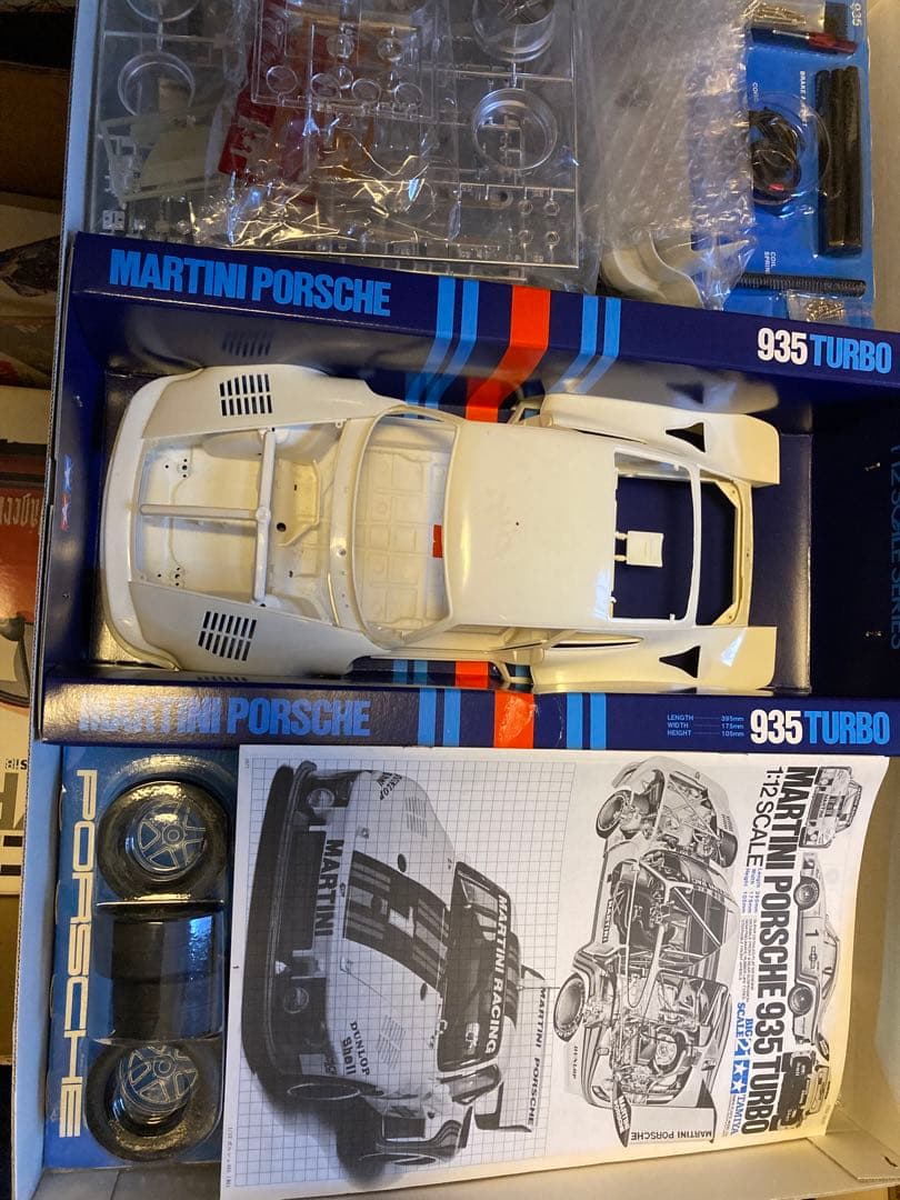 タミヤ 1/12 ポルシェ935ターボ マルティニ ダンロップタイヤ刻印