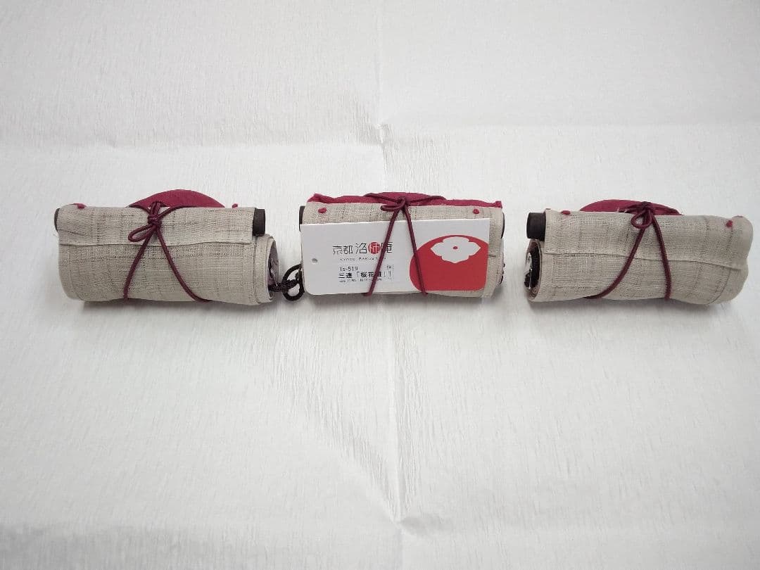 おひな様　タペストリー　三連　「桜花雛」