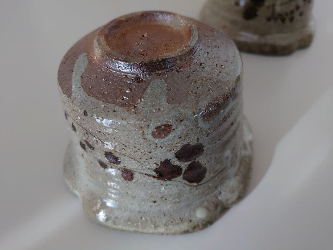 古松淳志作 「絵唐津蔓草文四方深向付」5客