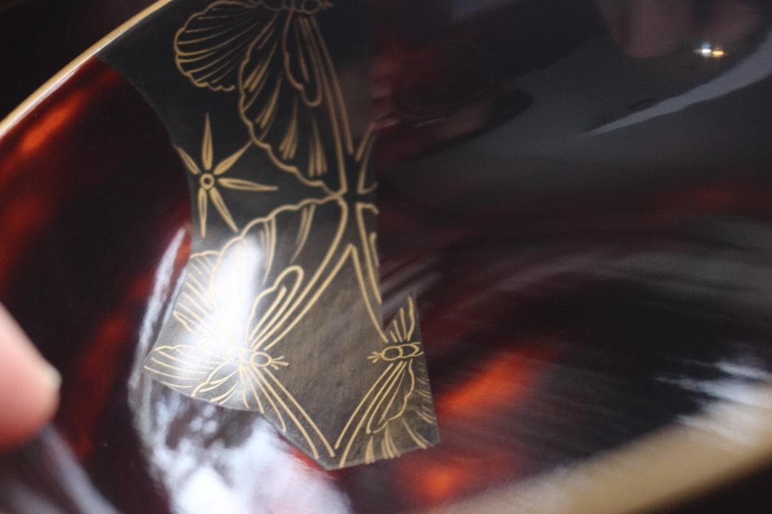 時代逸品！風情ある曙塗に優美な緞子蒔絵の映えるお椀2点（検輪島塗吸い物椀蒔絵椀