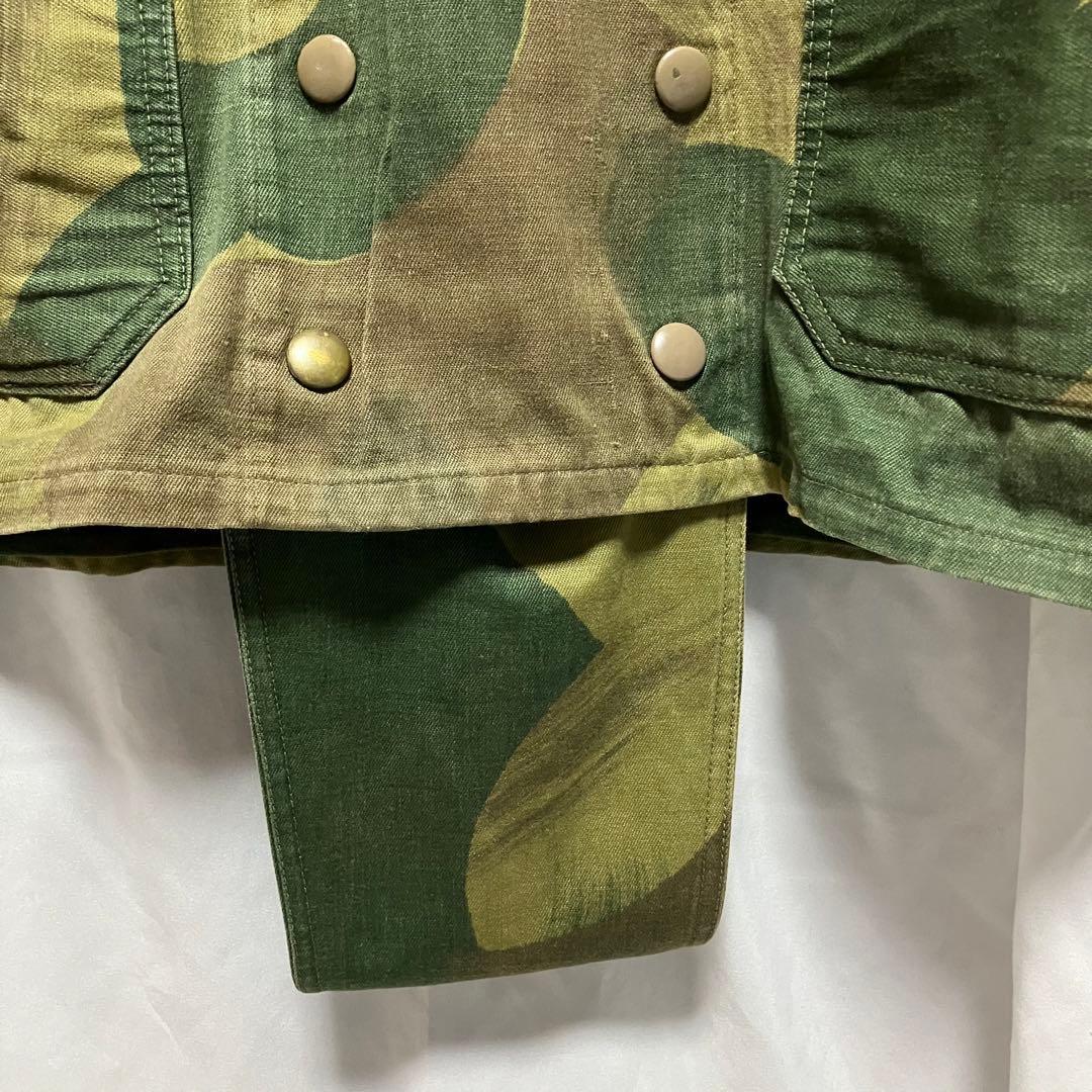 50's ベルギー軍 デニソンスモック ブラッシュストロークカモ 実物 官