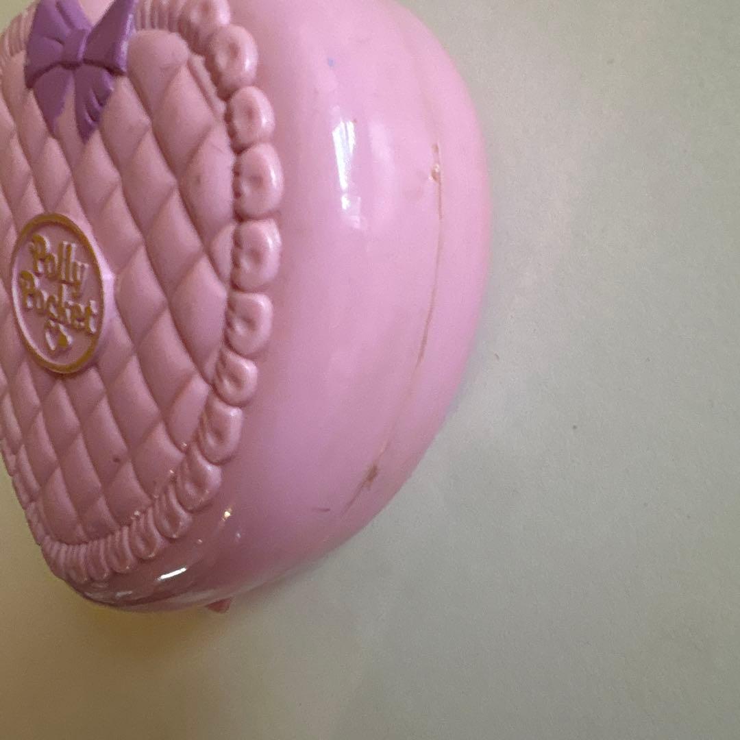 Polly Pocket ハート型ミニチュアハウス　ピンク