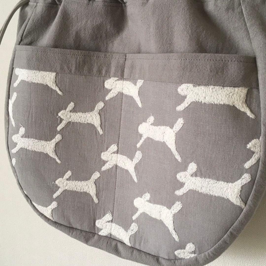 ミナペルホネン ハンドメイド しずくバッグ トートバッグ runrunrun