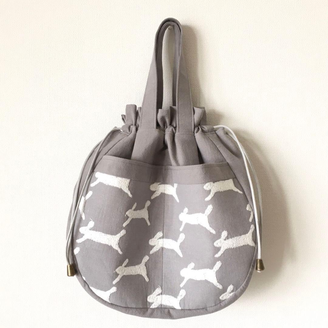 ミナペルホネン ハンドメイド しずくバッグ トートバッグ runrunrun