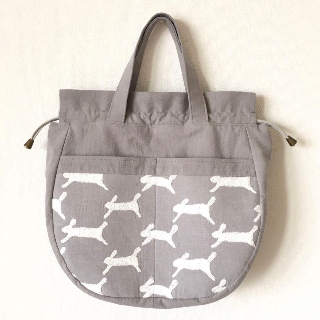 ミナペルホネン ハンドメイド しずくバッグ トートバッグ runrunrun