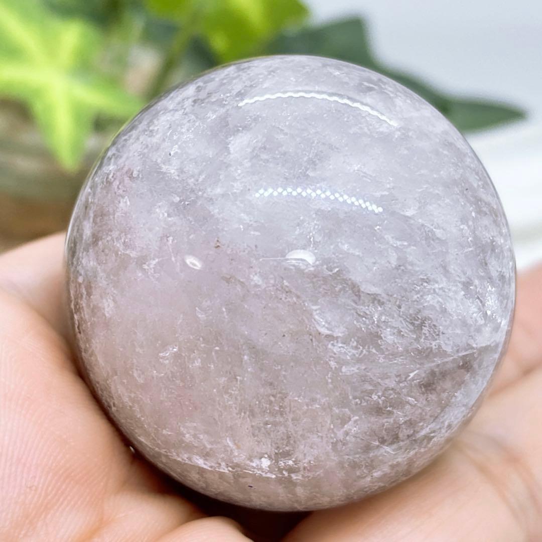 【天然石】超希少！！オーラライト23丸玉◆スフィア 43ミリ玉