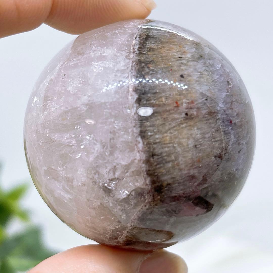 【天然石】超希少！！オーラライト23丸玉◆スフィア 43ミリ玉