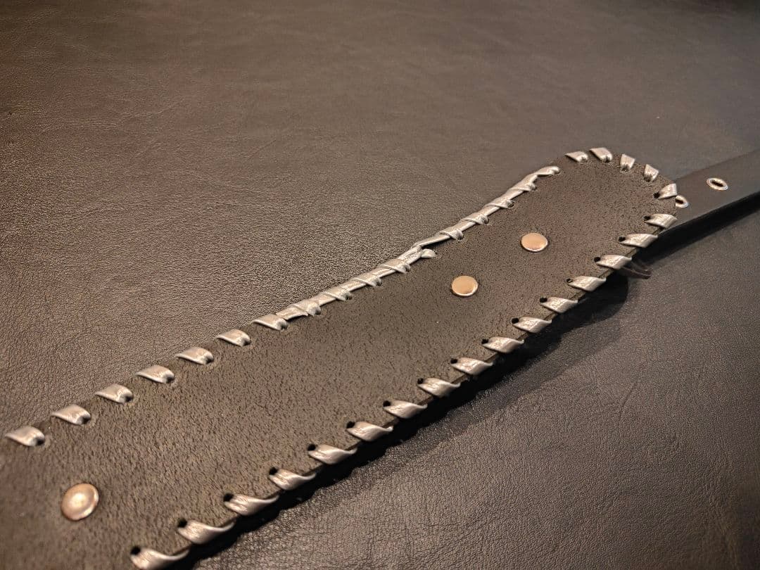 ギターストラップ 本革3mm厚 117〜130cm ウエスタンバックル