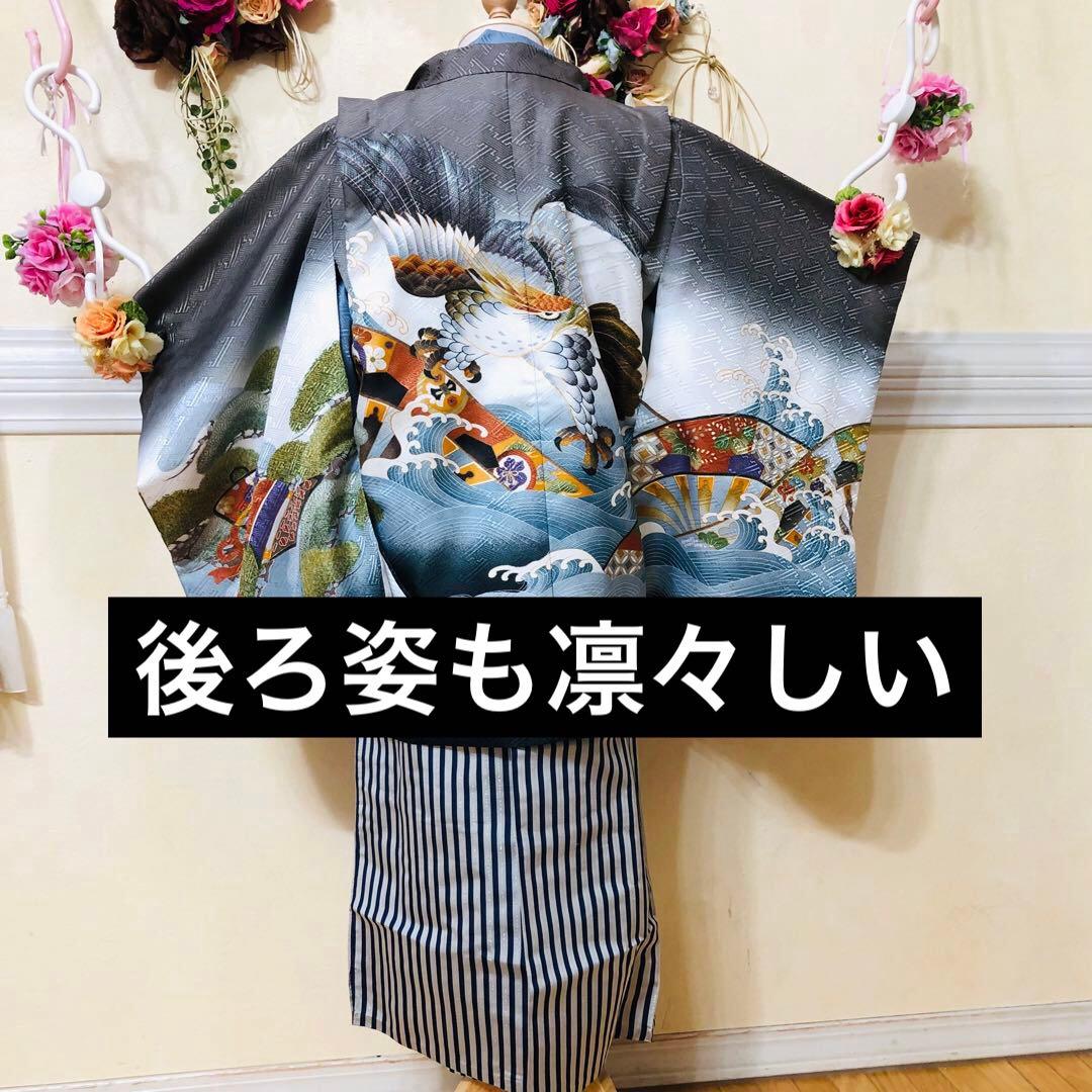 七五三五歳‼️完全️フルセット未使用に近い‼️鷹凛々しい‼️お家からは揃えるなし