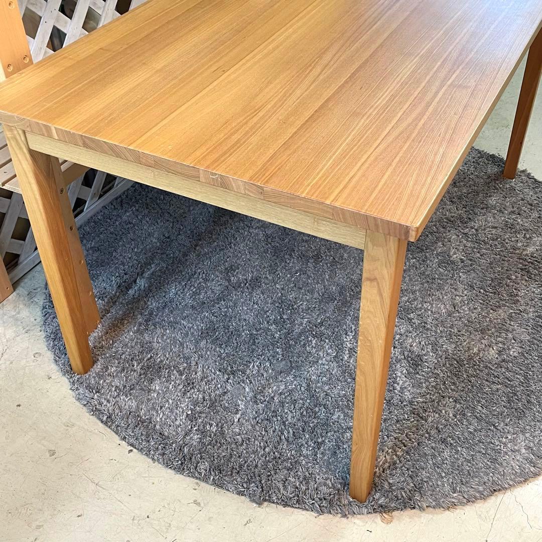 【美品】無印良品⭐️MUJI 天然木　タモ材　ダイニングテーブル　愛知県　あま市