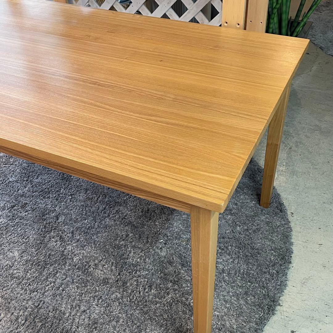 【美品】無印良品⭐️MUJI 天然木　タモ材　ダイニングテーブル　愛知県　あま市