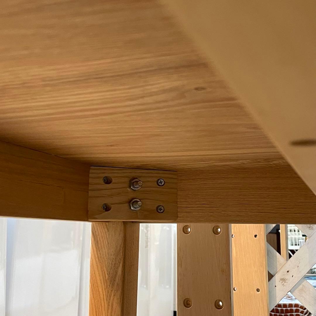 【美品】無印良品⭐️MUJI 天然木　タモ材　ダイニングテーブル　愛知県　あま市