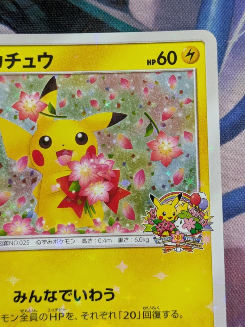 ピカチュウ　プロモ　224/SM-P　みんなでいわう