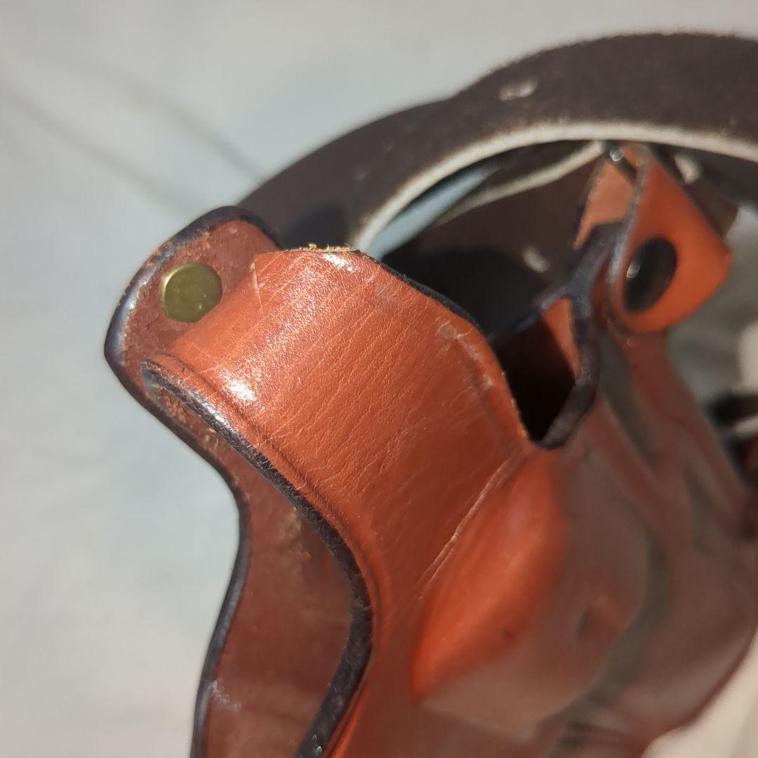 tagua gunleather実物　リボルバー用本革レザーショルダーホルスター