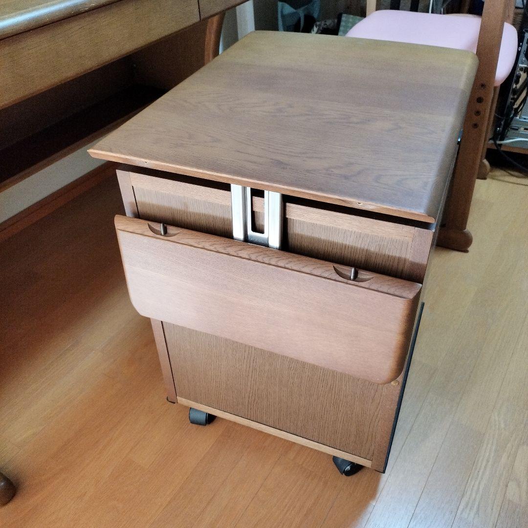 【chibikoro】カリモク学習机５点セット：引き出しワゴン