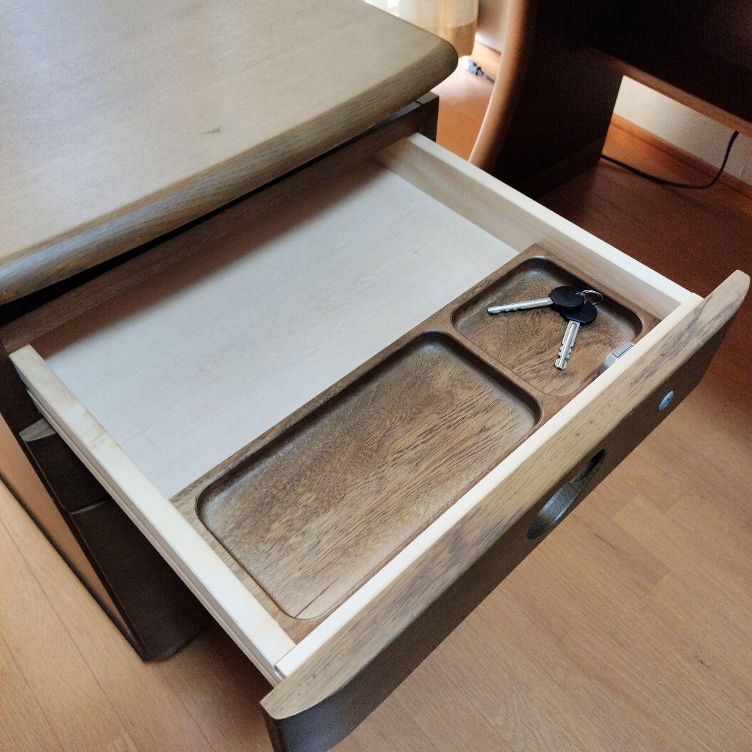 【chibikoro】カリモク学習机５点セット：引き出しワゴン