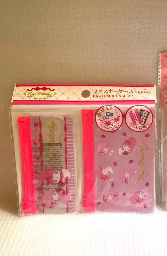 ☆レトロ☆サンリオ☆マイメロディ☆ファスナーケース☆ジッパーバッグ☆綿棒ケース☆