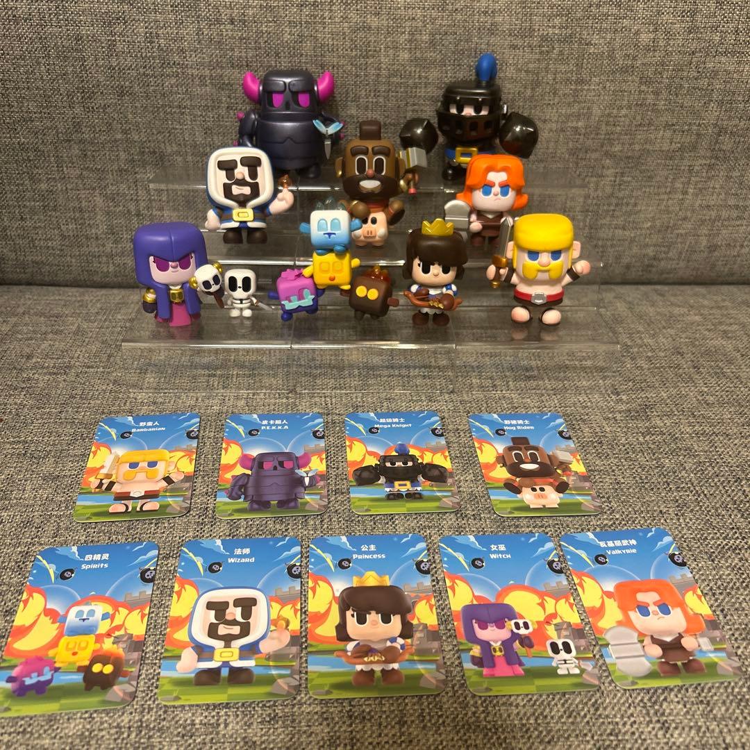 クラロワ フィギュア クラッシュロワイヤル popmart 9体 - メルカリ