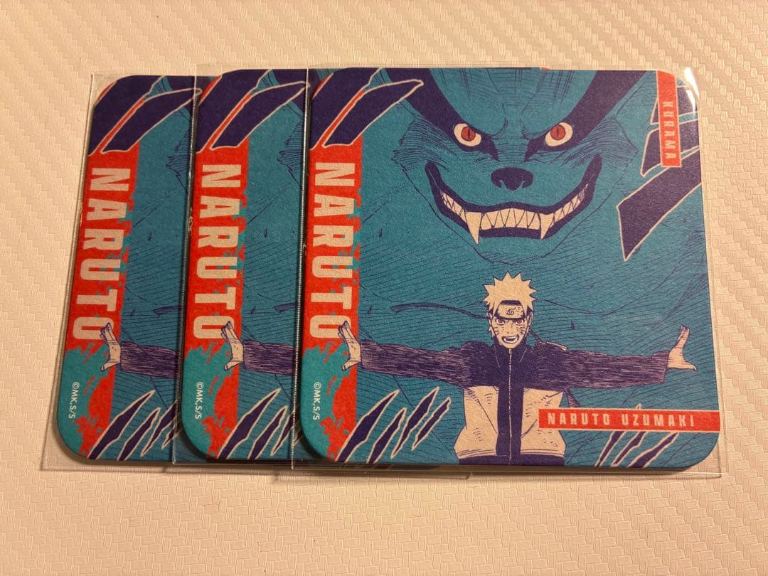 NARUTO アートコースター 第3弾 うずまきナルト 九尾 3点 - メルカリ