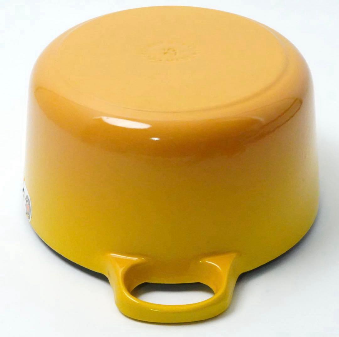 【美品】LE CREUSET　ココット オーバル　ディジョンイエロー　25cm