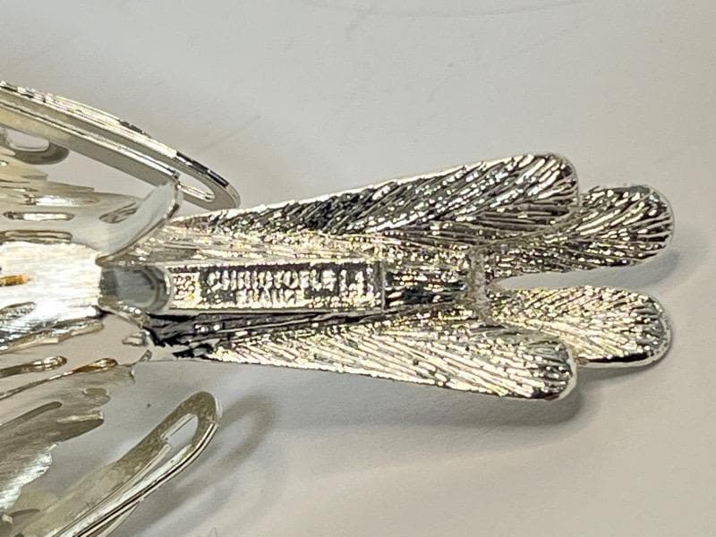 【美品】クリストフル リュミエール コレクション 小鳥 フィギュリン シルバー